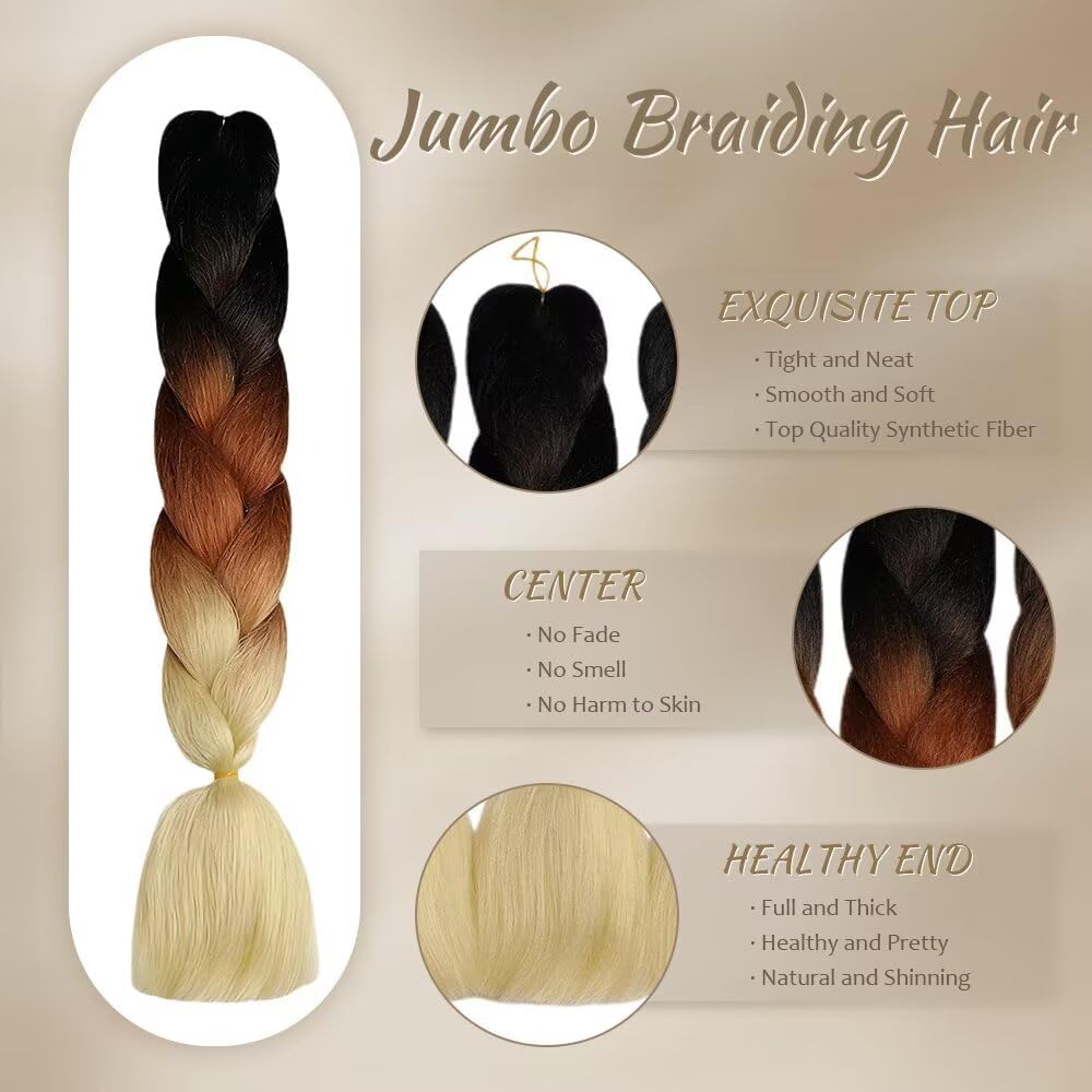 ShowJarlly - Ombre Jumbo Braids 24