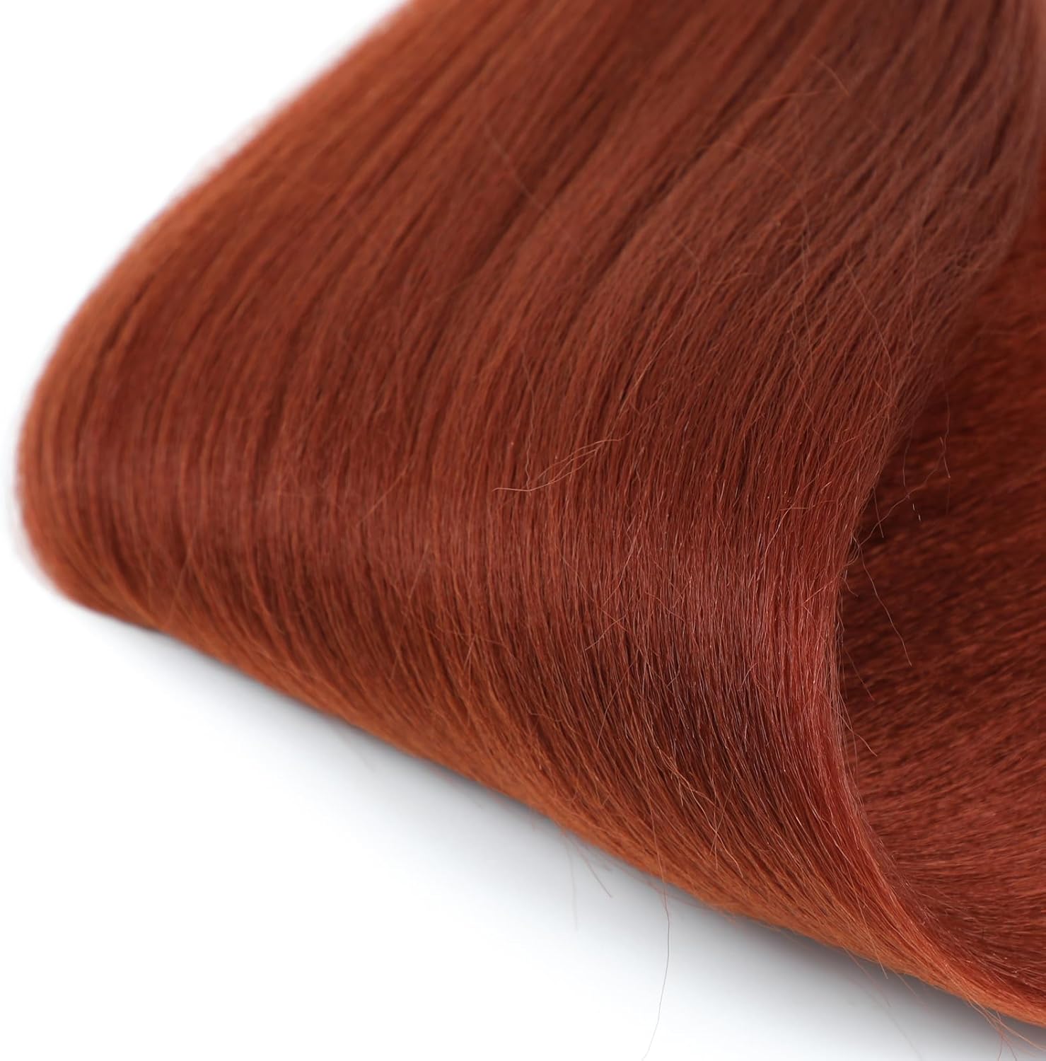 Rajout Cheveux Tressés pré-étiré 30 pouces, couleur 350#, synthétique Kanekalon, 6 paquets – 350#