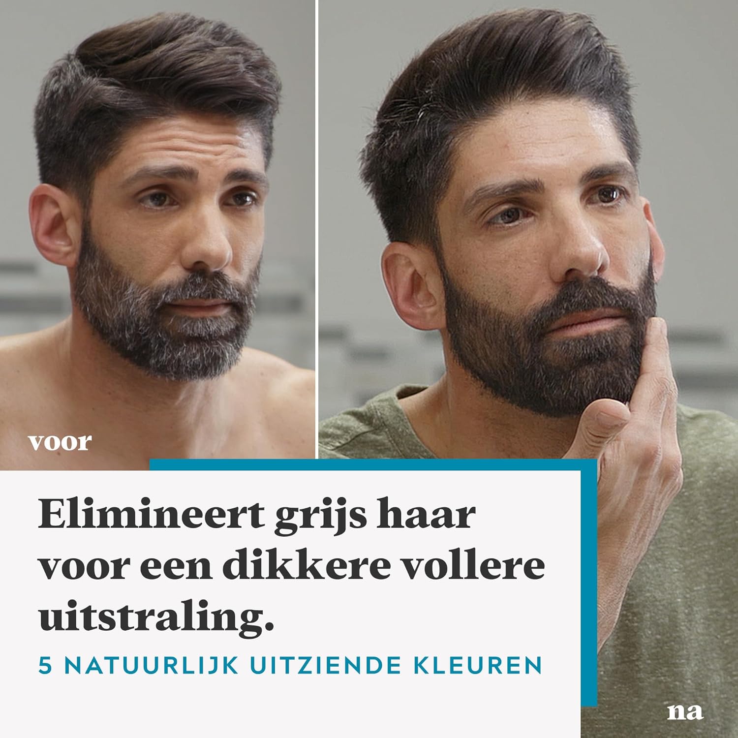 Just For Men - Barbe & Moustache - blond - sans ammoniaque, couvre les poils gris, peigne inclus - M10