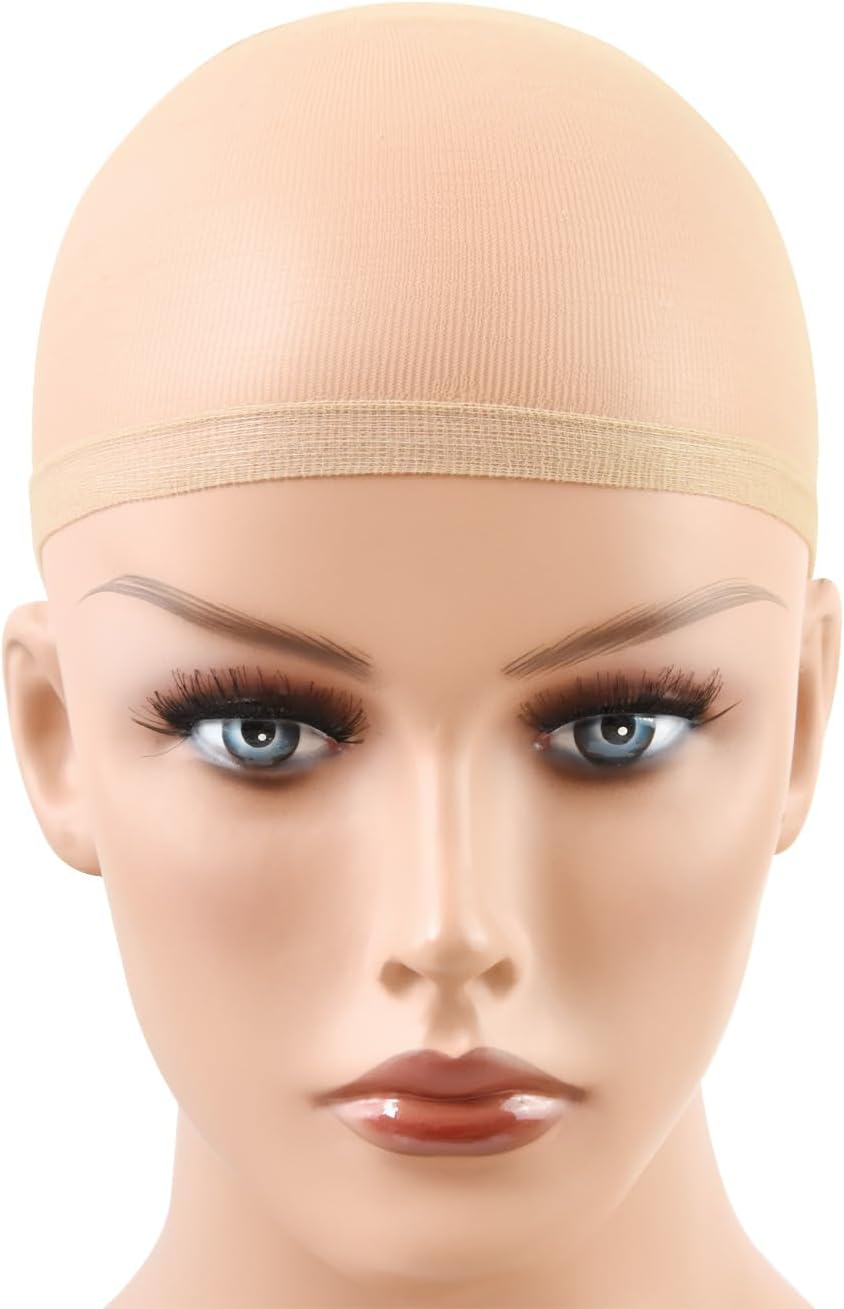 YANTAISIYU - lot de 6 bonnets perruque nylon HD, ultra-fins et respirants