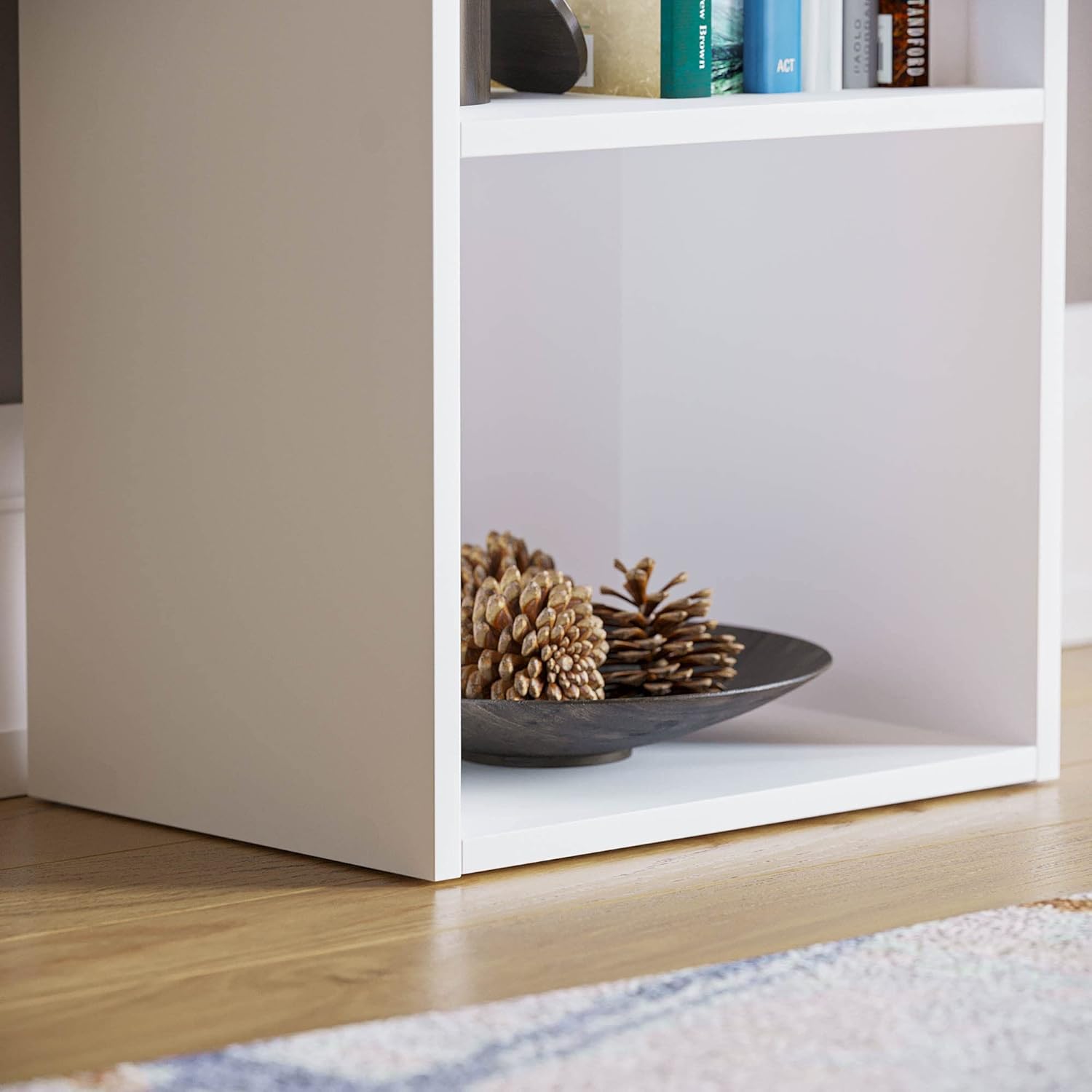 Vida Designs - Oxford série - 80x32x24 cm - bibliothèque 3 niveaux, blanc