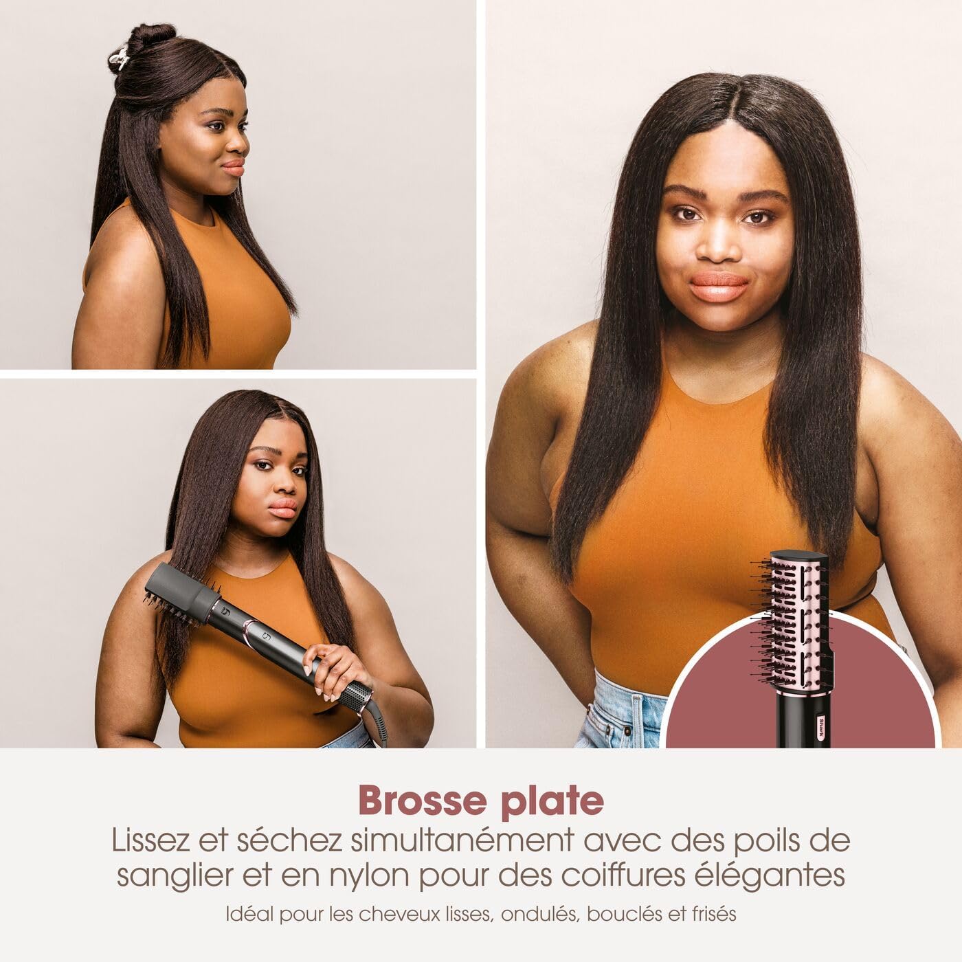 Shark - FlexStyle Air Styler - sèche-cheveux multifonction, auto-wrap, sans dommage thermique, tous cheveux