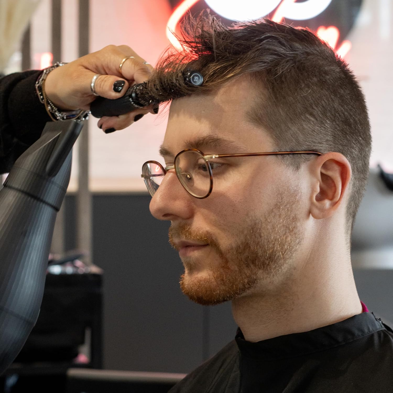 Olivia Garden - Expert Blowout Shine - céramique, antistatique, brushing lumineux