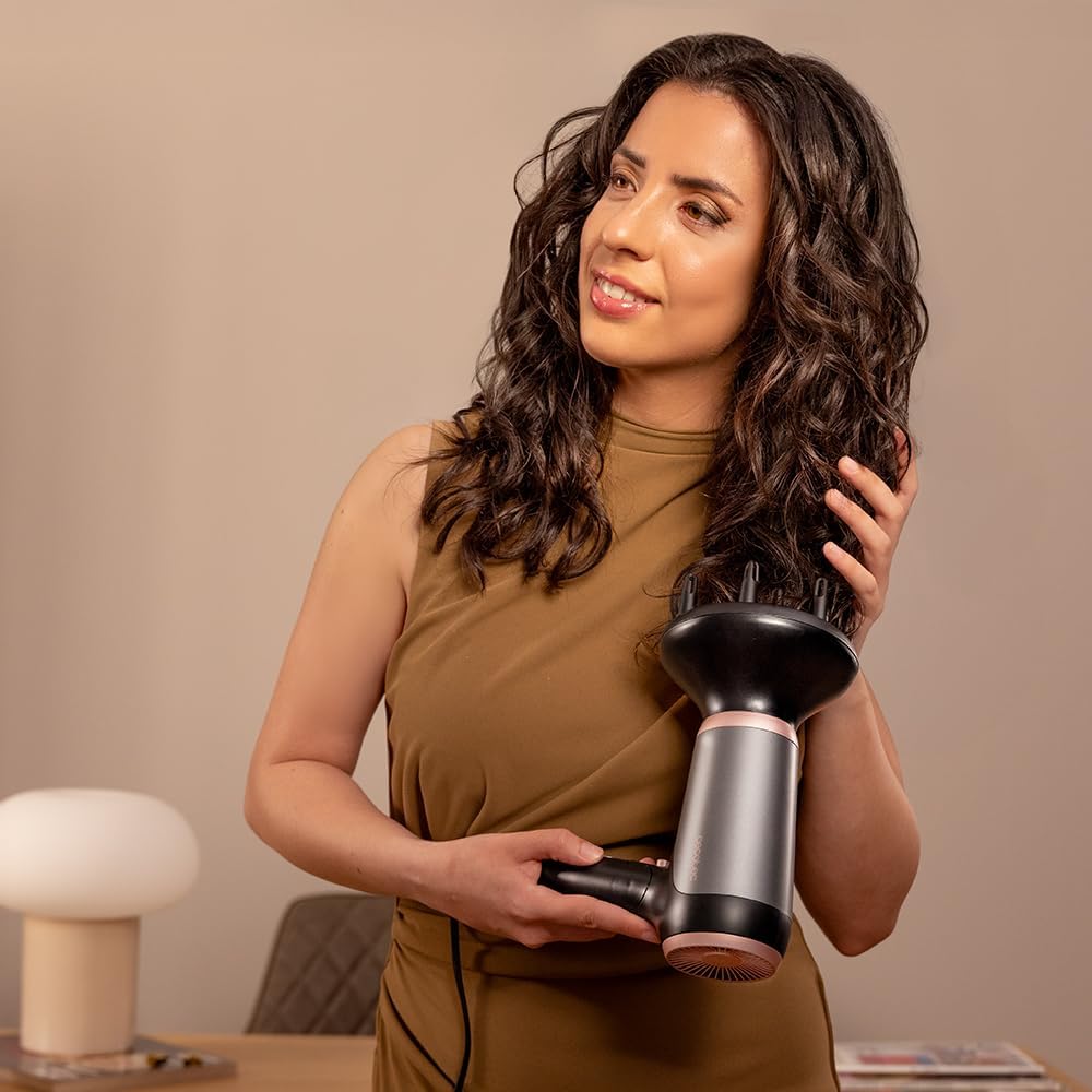 Cecotec - IoniCare Power&Travel - compact pliable, 2400W, ions, accessoires