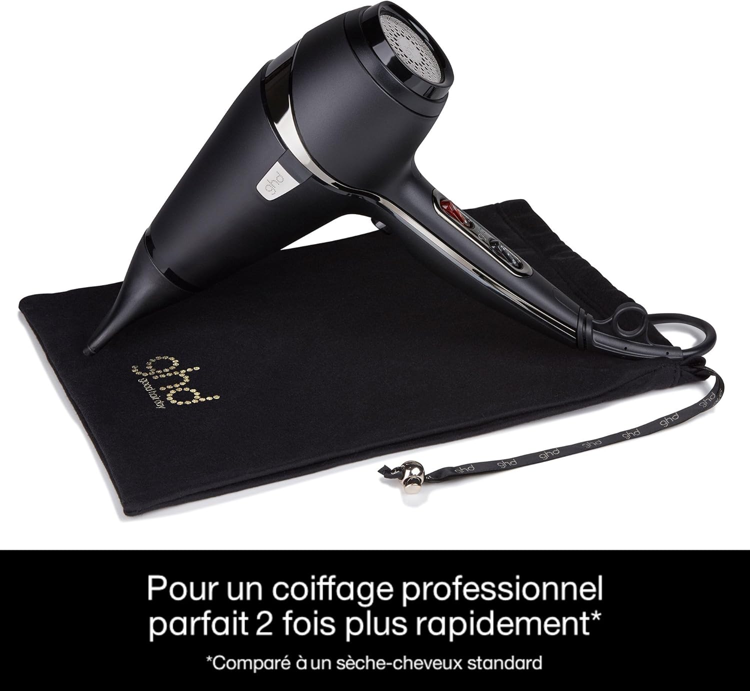 ghd - Air - sèche-cheveux pro, réglable, anti-frisottis, noir
