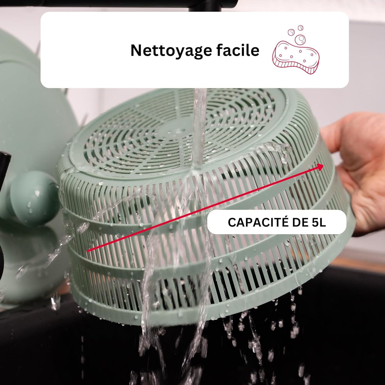 Westmark - Fortuna - 26 cm - essoreuse à salade 5L sans BPA 2432224M