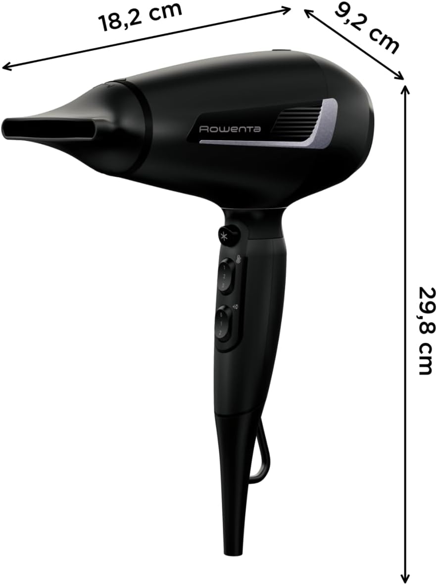 Rowenta - Pro Expert - sèche-cheveux 2100W, tourmaline, moteur AC, air froid, CV8825F0