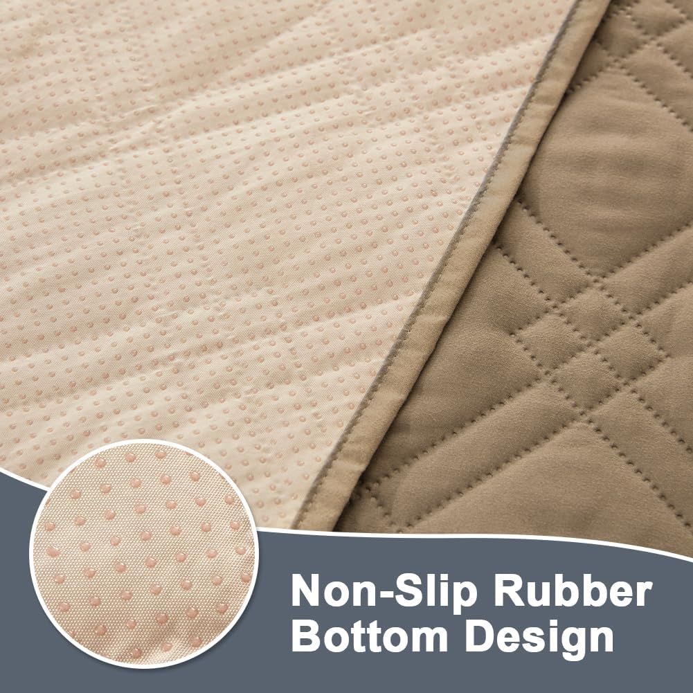 DUJUIKE - housse canapé imperméable antidérapante 208x208cm – protection animaux