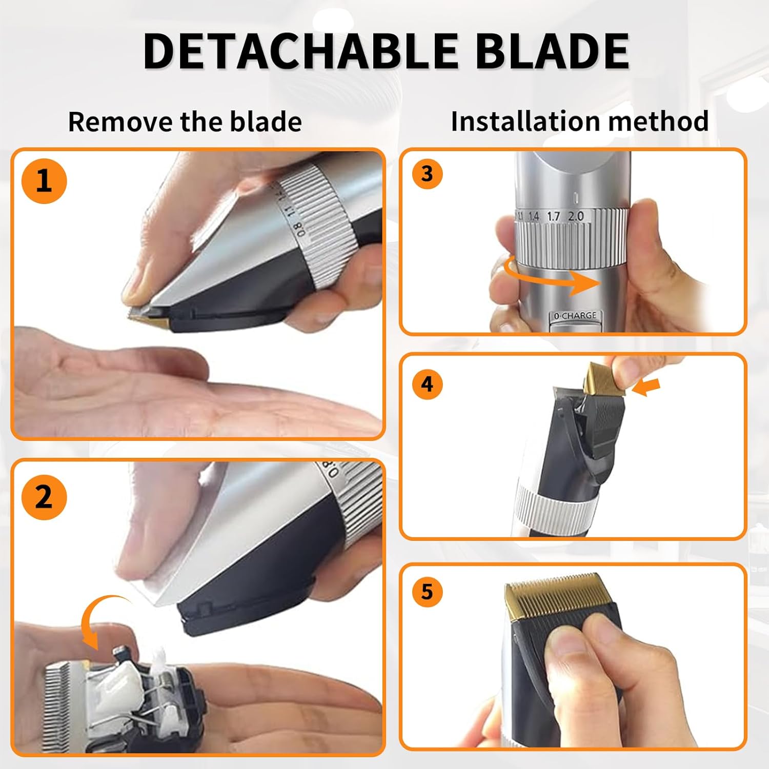 Lame de remplacement tondeuse cheveux - pour Panasonic séries ER - haute précision WER9902