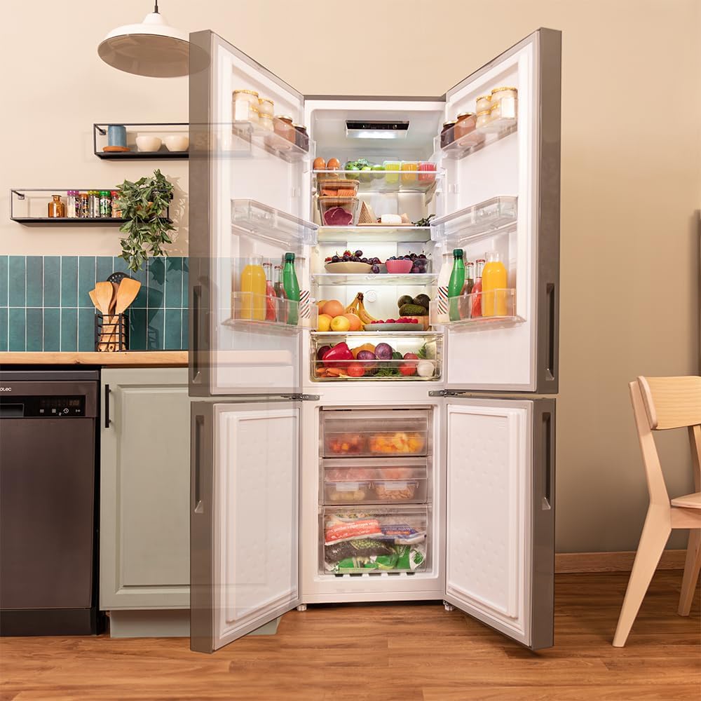 Cecotec - Bolero CoolMarket série - 250L, No Frost, distributeur eau, porte réversible, 250WD