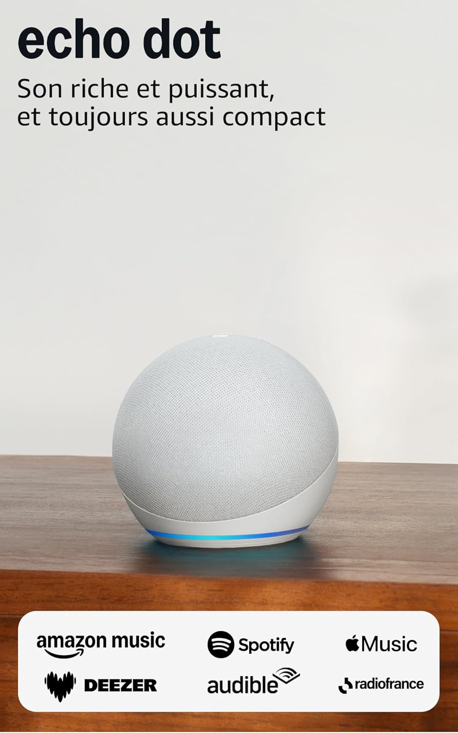 maxxi-dealz - Echo Dot (Nouvelle génération) - Compact - Son puissant, Bluetooth, Wi-Fi, Alexa