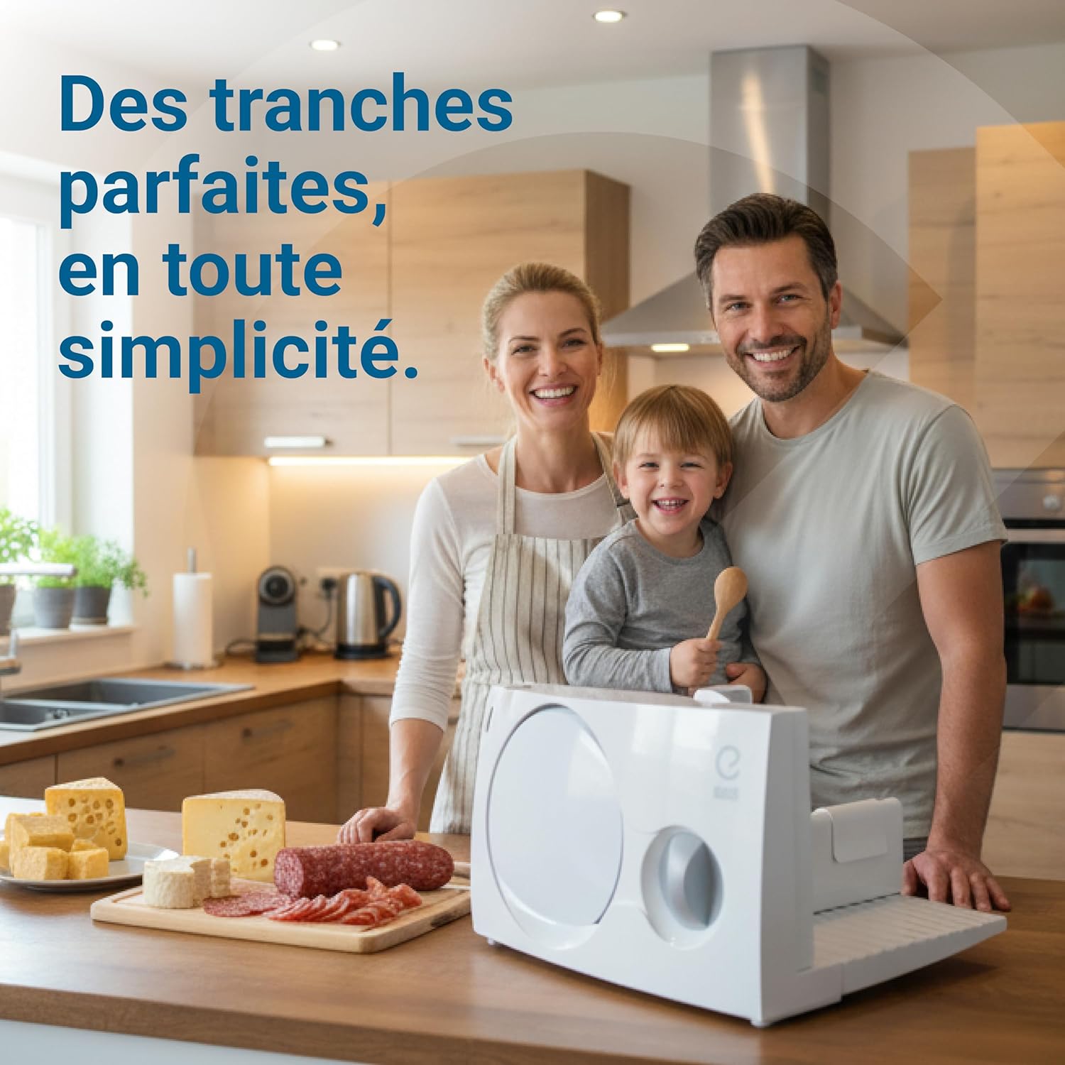 EUREL - trancheuse pliable Ø170mm, lame inox, ép. réglable - RS46