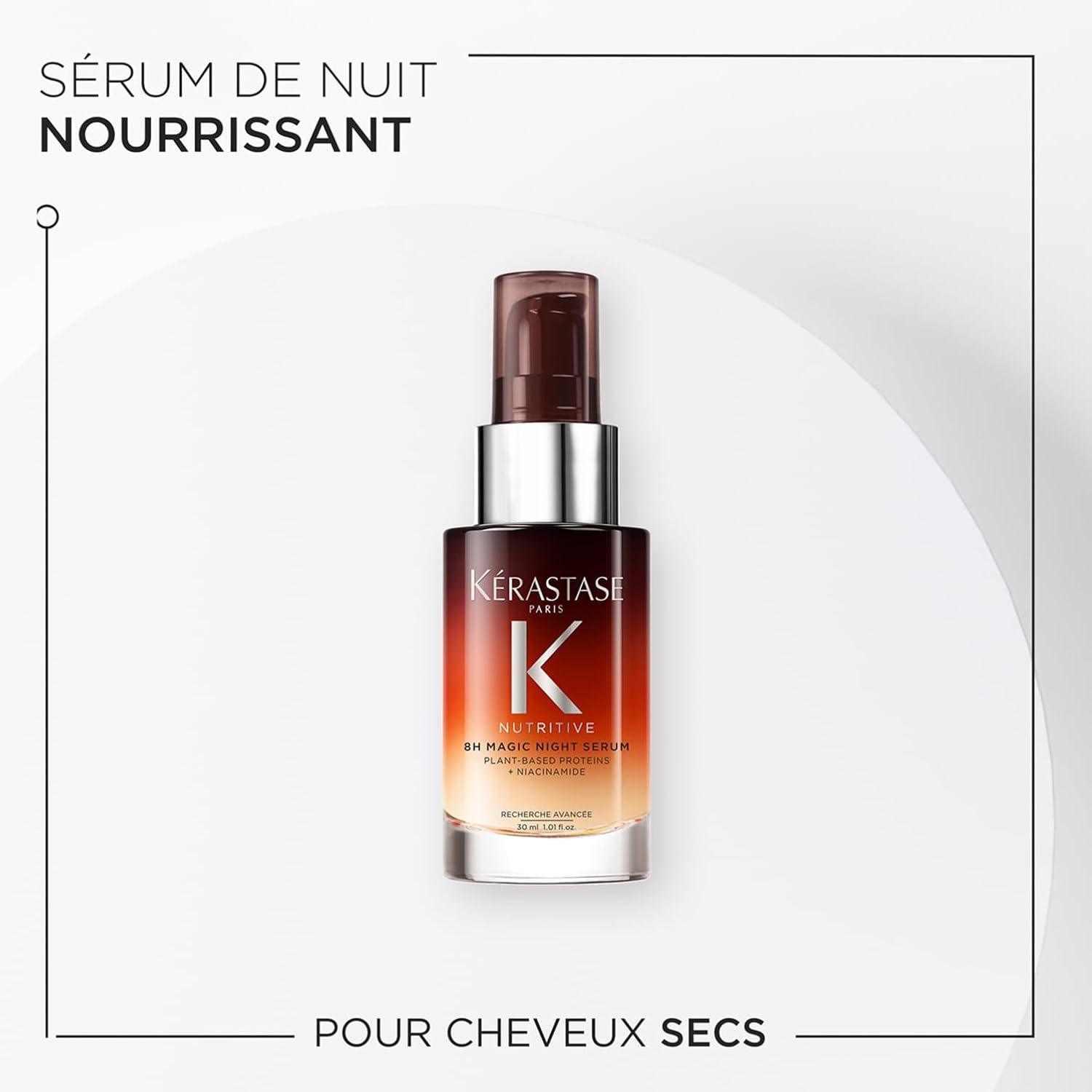 Kérastase - Nutritive 8H Magic Night Serum - crème cheveux secs - nutrition, protection humidité, brillance, force