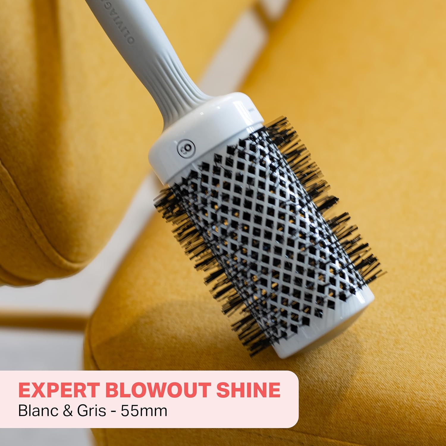 Olivia Garden - Expert Blowout Shine - brosse ronde céramique antistatique, effet brillant et sans frisottis