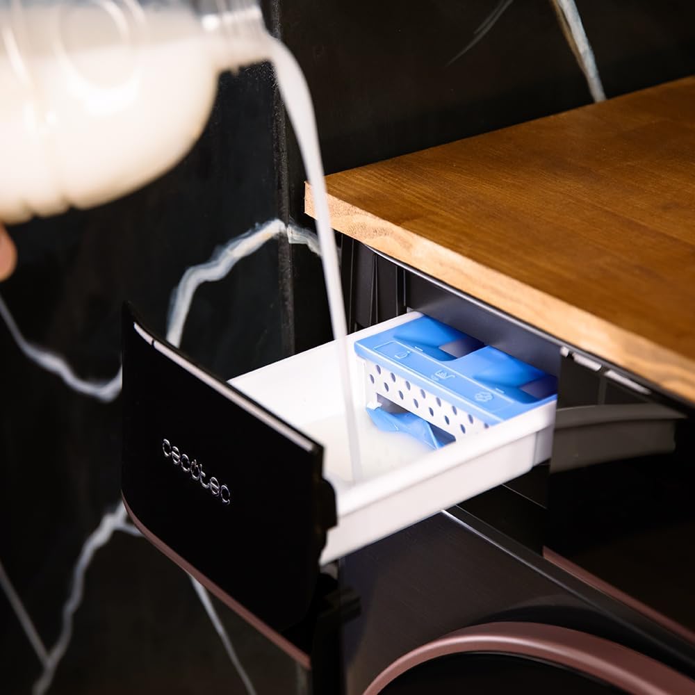 Cecotec - Bolero DressCode 8kg frontal, acier, 1400tr, 10,3