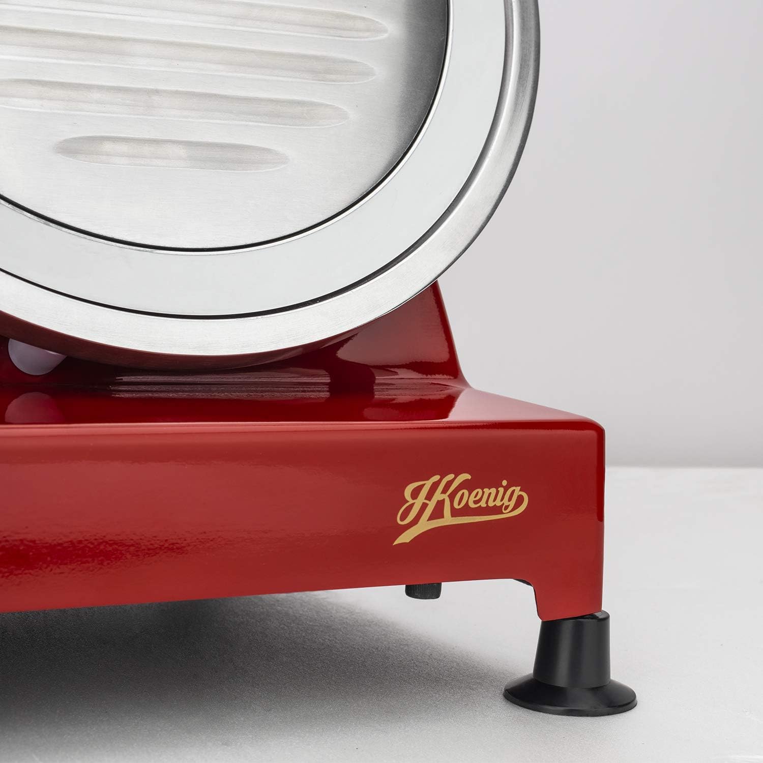 H.Koenig - trancheuse professionnelle - lame 25 cm - coupe 0-12 mm, aiguiseur intégré - MSX254