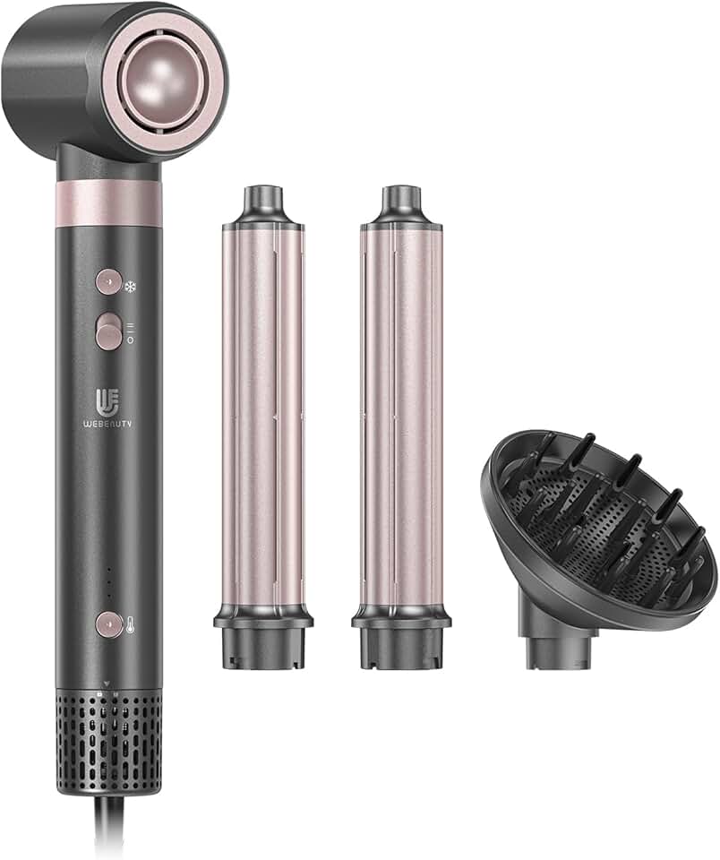 webeauty – Double Tension série – 1400W – boucleur auto, ions négatifs, 110000TR/Min