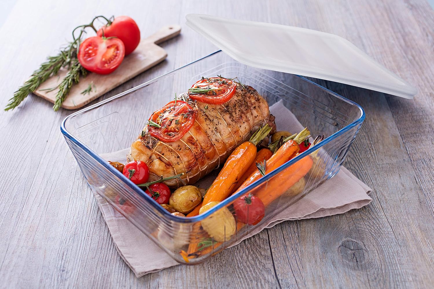 Pyrex - Cook & Freeze - 19x14 cm - plat verre avec couvercle, lot de 2, 0.80 L