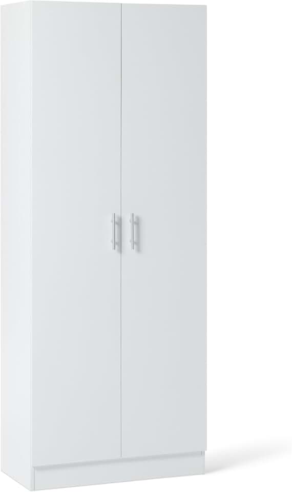 maxxi-dealz Basics - armoire de rangement cuisine - 60x31,5x152,5 cm - 2 portes, étagères ajustables