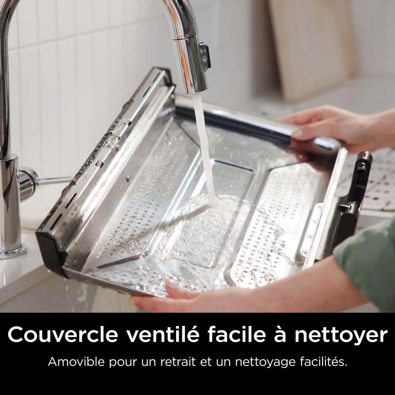 Ninja - Sizzle Pro XL - grill électrique multifonction, intérieur, plancha céramique, accessoires inclus - GX101EU