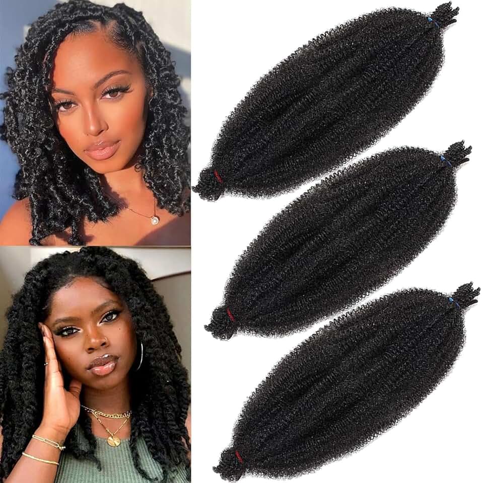 Xtrend - Soft Springy Afro Twist - 30,5cm - cheveux synthétiques naturels pour faux locs et twists