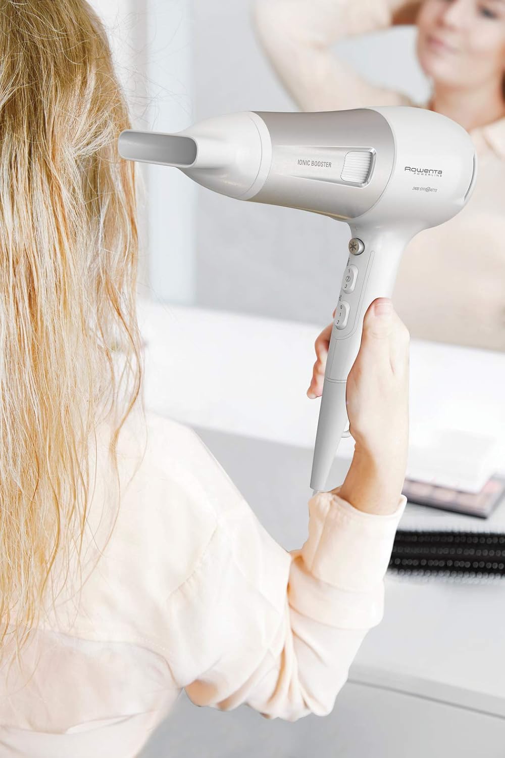 Rowenta - Powerline sèche-cheveux ionique, 6 réglages, Thermo Control, diffuseur, CV5930F0