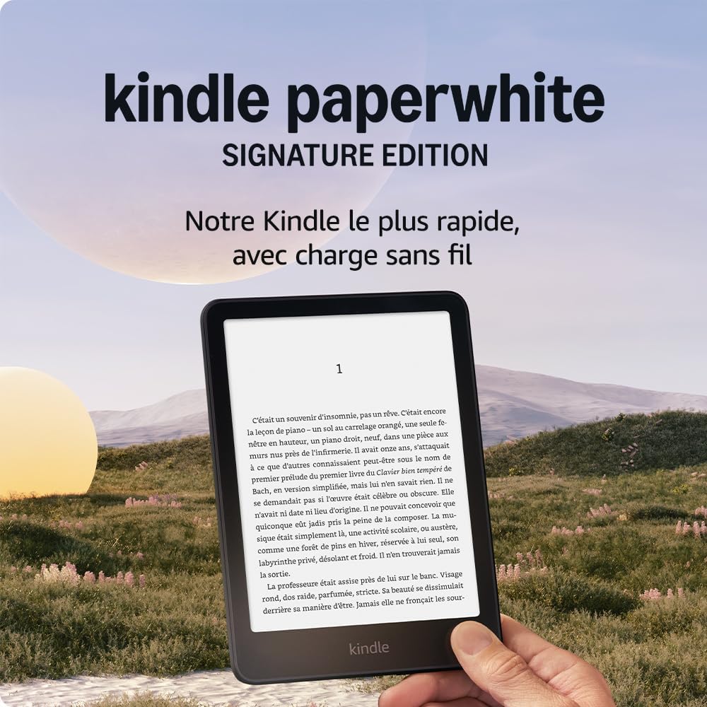 maxxi-dealz - Kindle Paperwhite Signature Edition - 6,8'' - 32 Go, éclairage auto, charge sans fil