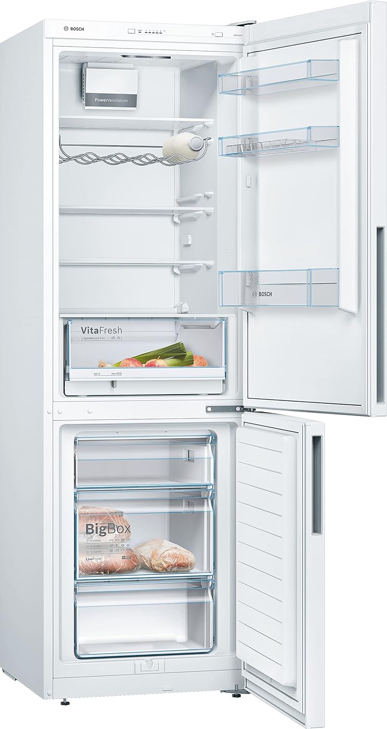 Bosch - combiné Série 4 - 308 L - 186x60 cm - blanc - KGV36VWEAS