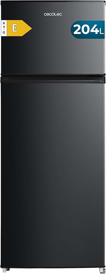 Cecotec - Bolero CoolMarket 2D 204 - 204L, 143x55cm, inverter, LED, noir