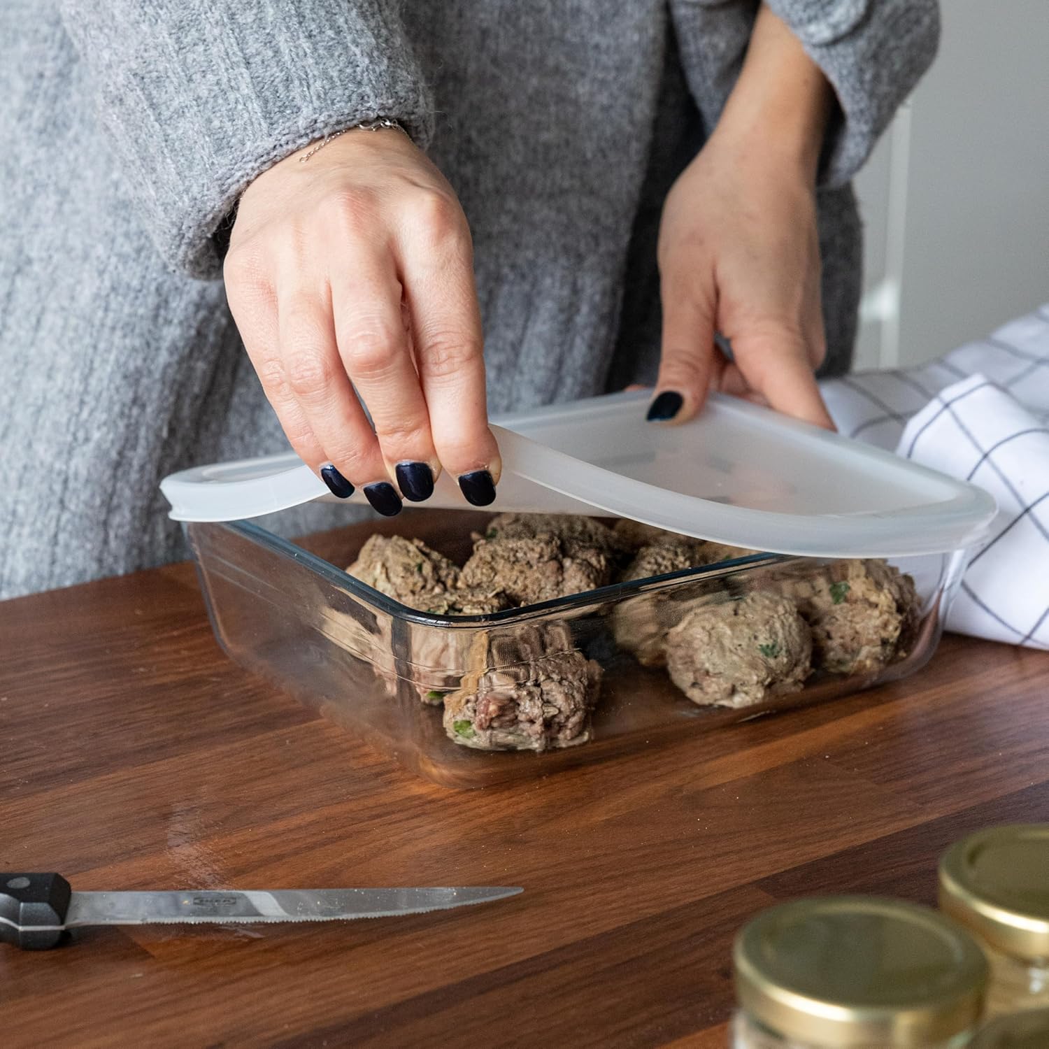 Pyrex - Cook & Freeze - 27x22 cm - plat rectangulaire avec couvercle, lot de 2