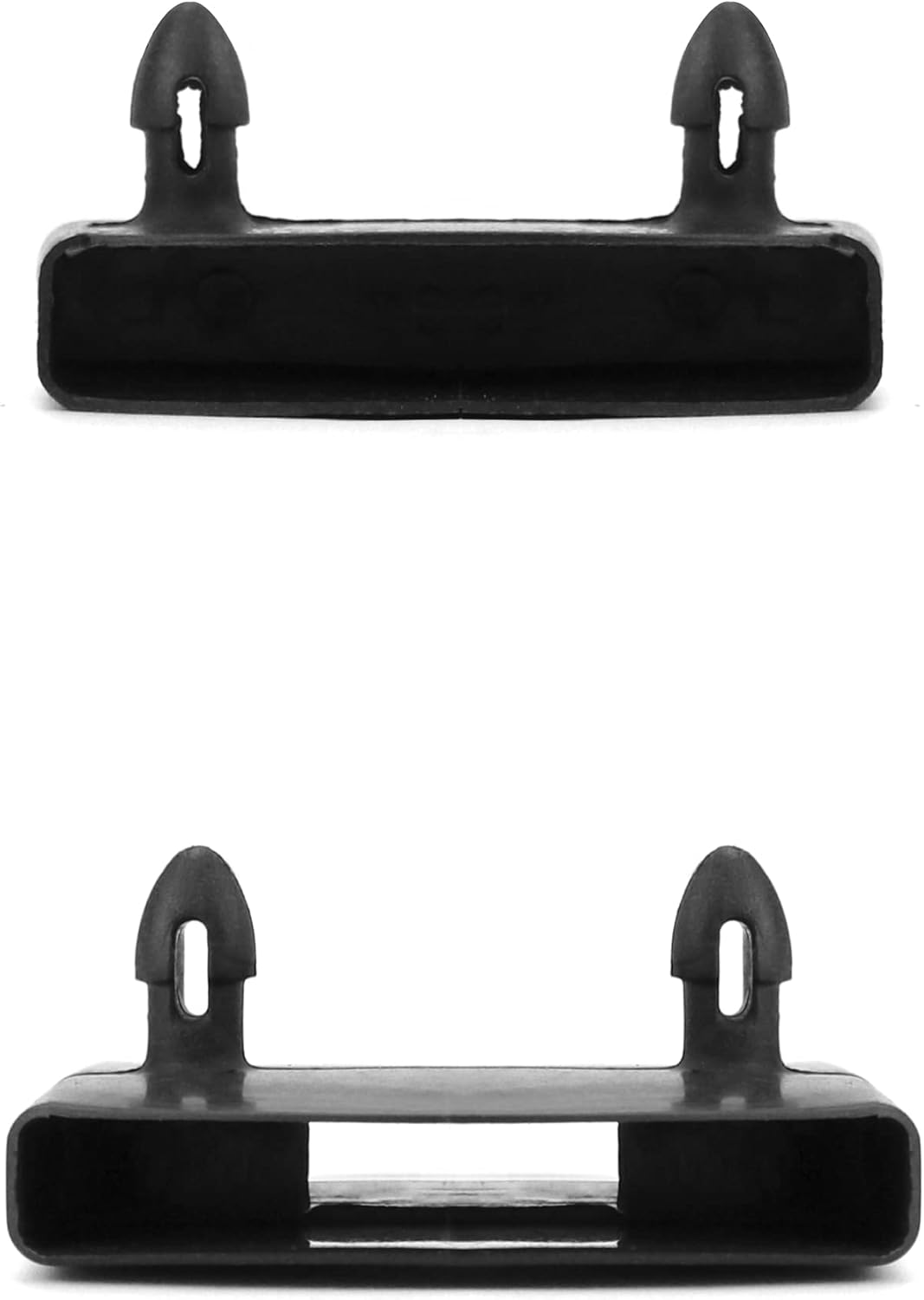 QWORK - 36 pcs capuchons et supports centraux - 5,5x0,9cm - remplacement plastique pour lattes