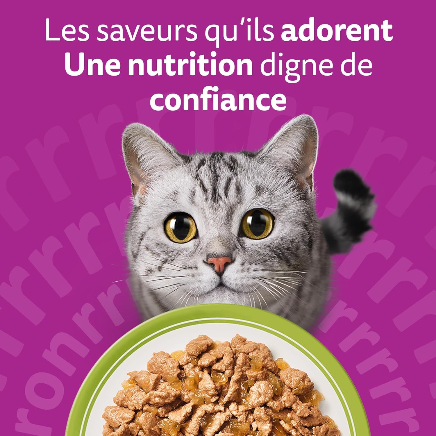 WHISKAS - Repas La Carte Mixte - 48 sachets - pâtée adulte chat stérilisé, 4 variétés