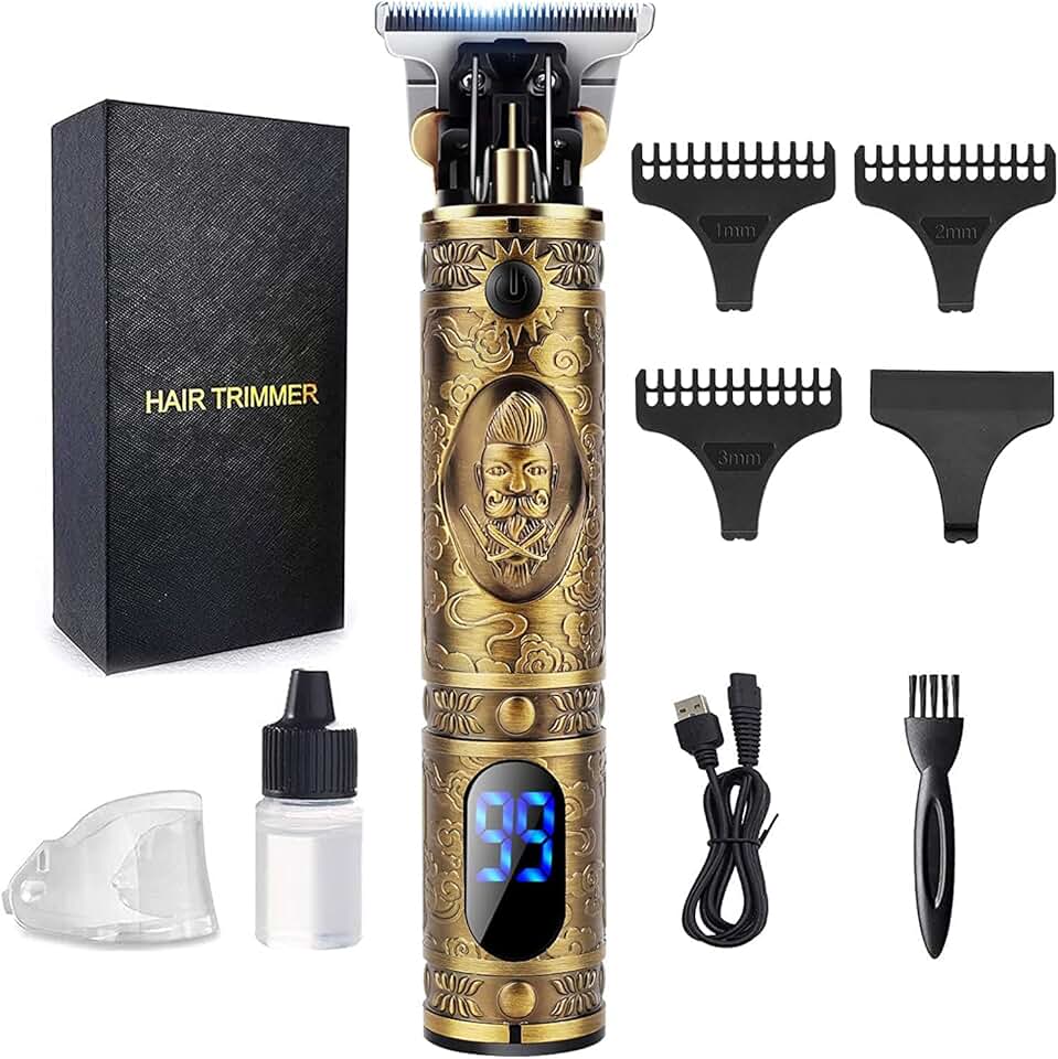 Tondeuse barbe homme - rasoir LED rechargeable - coupe précision - Brostyle