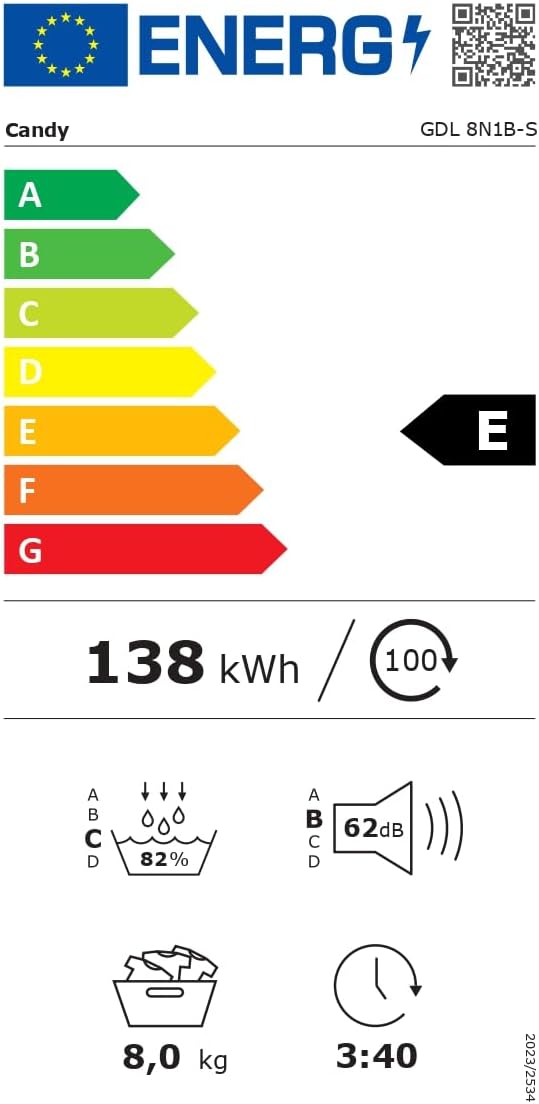 Sèche-linge - grande capacité, séchage rapide, GDL8N1B-S
