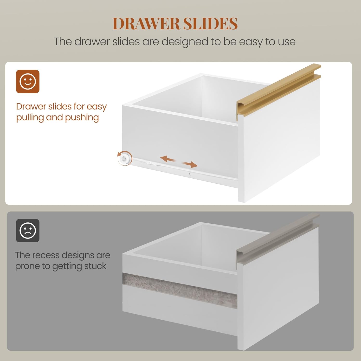 Meuble Salle de Bain - rangement 4 tiroirs, étagères réglables - 30x80x110 cm