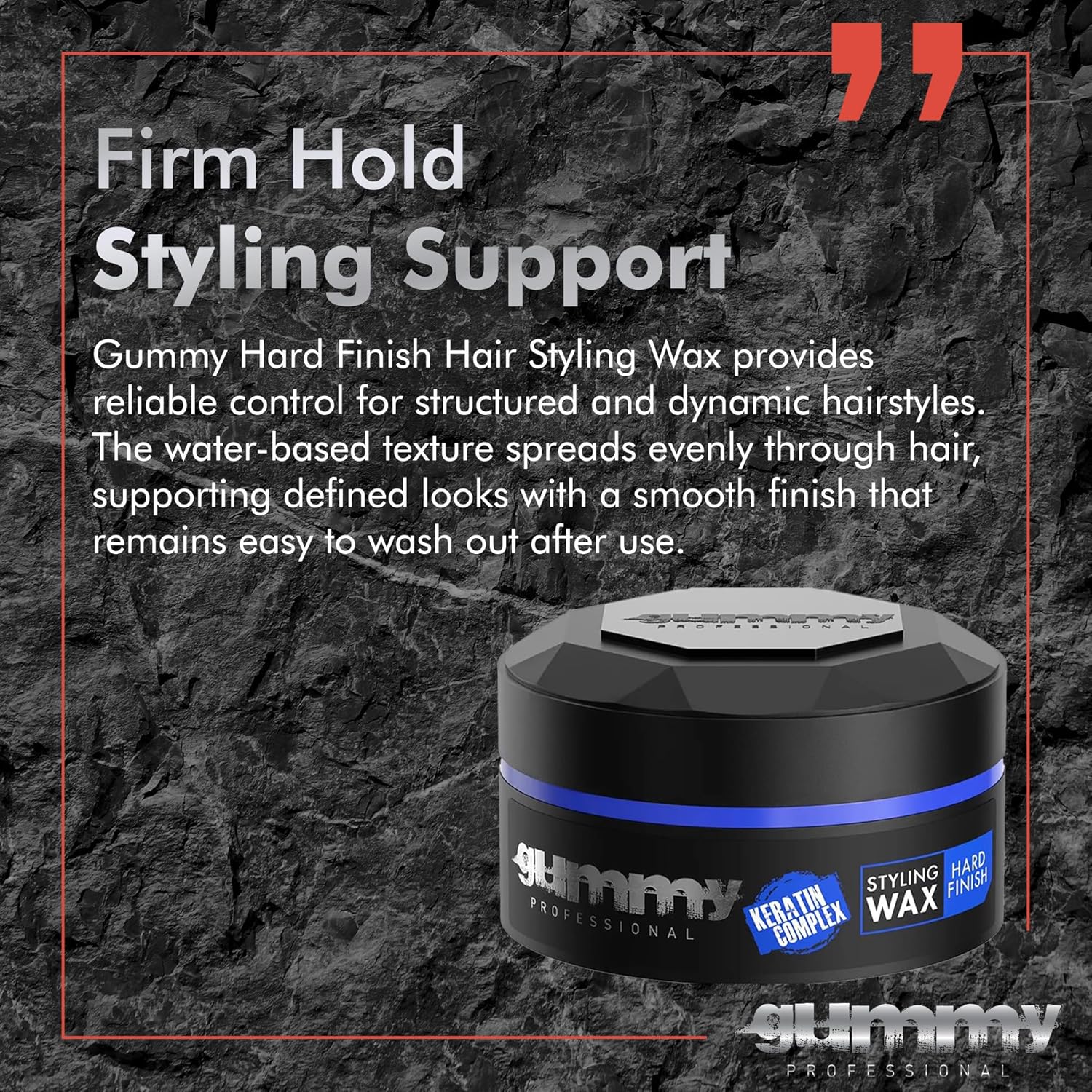 Fonex - Gummy Hard Finish - 150ml - Cire coiffante effet fort