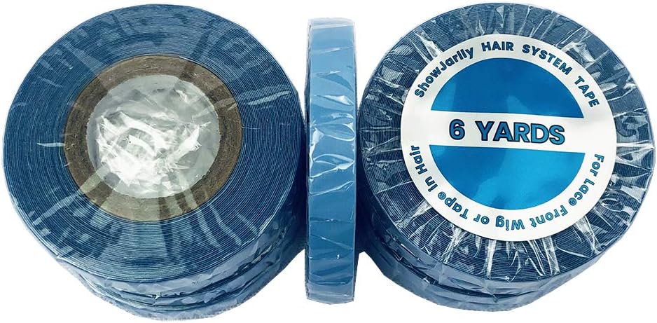ShowJarlly - ruban Lace Front Support - 0.8cm x 6 yards - double face adhésif cheveux
