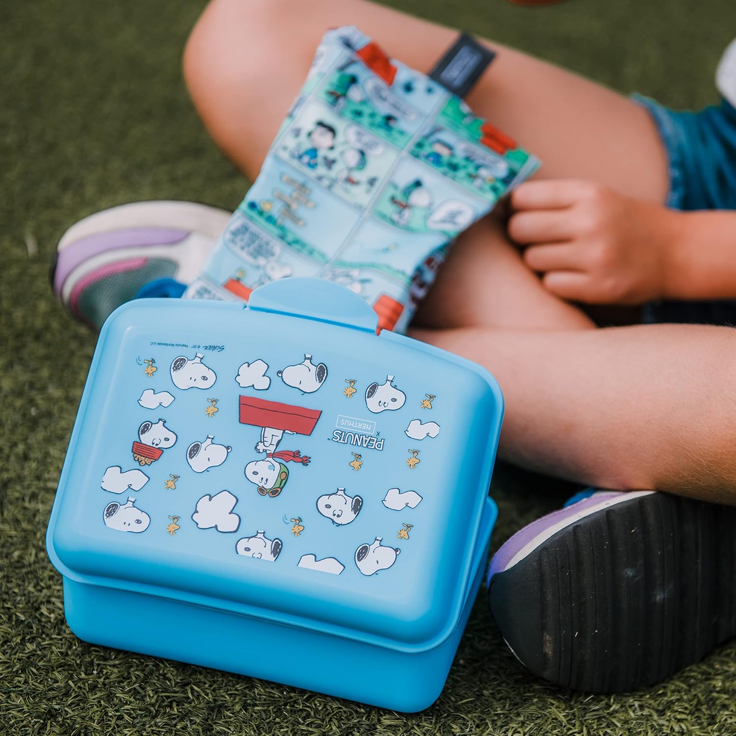 Nerthus - boîte à lunch Snoopy enfant - légère, facile à nettoyer FIH925