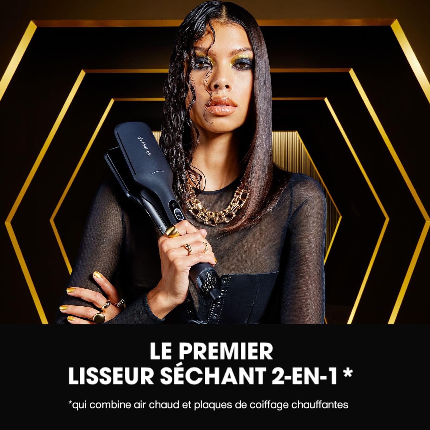 ghd - Duet Style 2-en-1 - sèche et lisse sans chaleur extrême - cheveux doux 72h