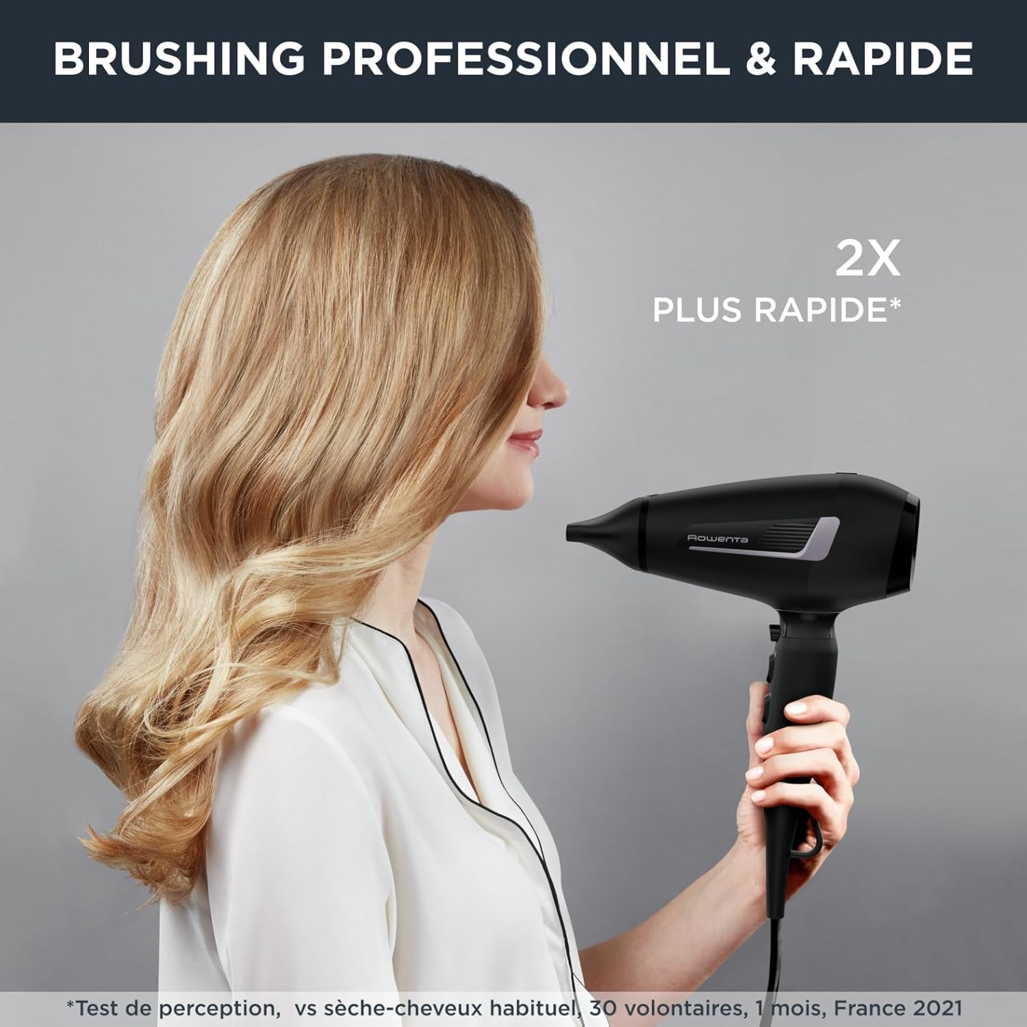 Rowenta - Pro Expert - sèche-cheveux 2100W, tourmaline, moteur AC, air froid, CV8825F0