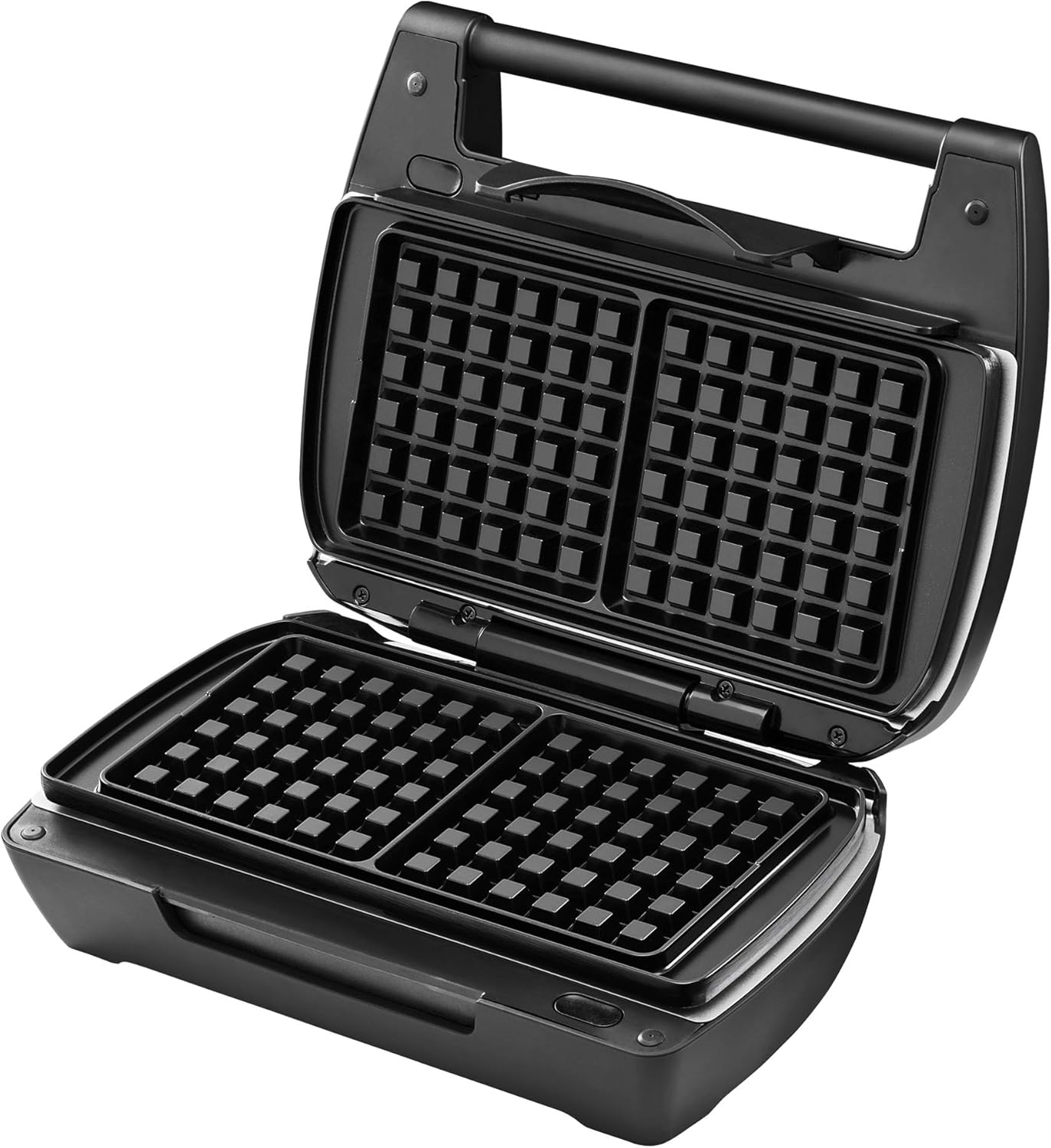 LAGRANGE - Gaufrier Mini Maxi - 120x120mm - 900W, multifonction, plaques interchangeables, 028462