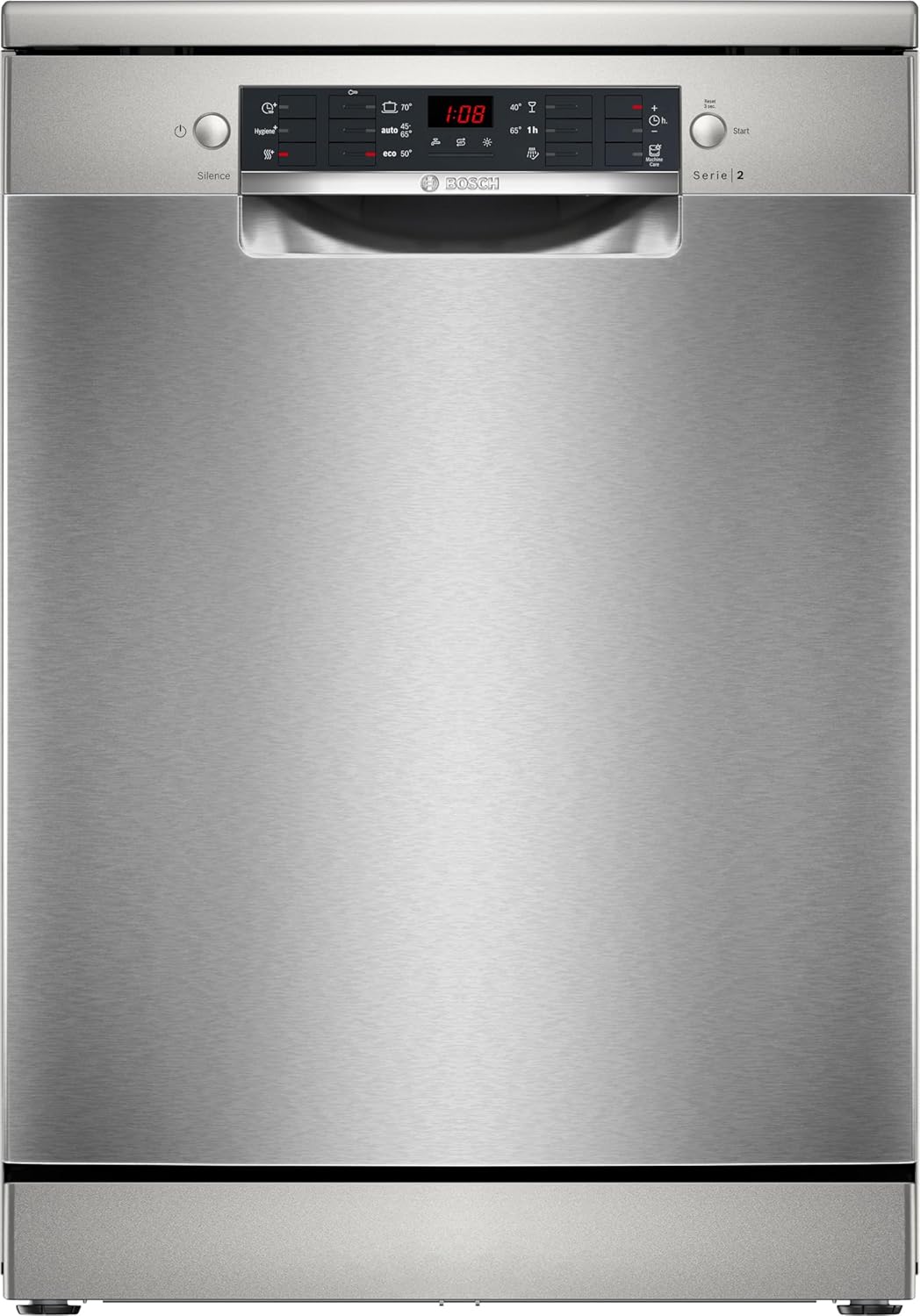 Bosch - lave-vaisselle Série 2, 60 cm, pose libre, inox - SMS26AI01F