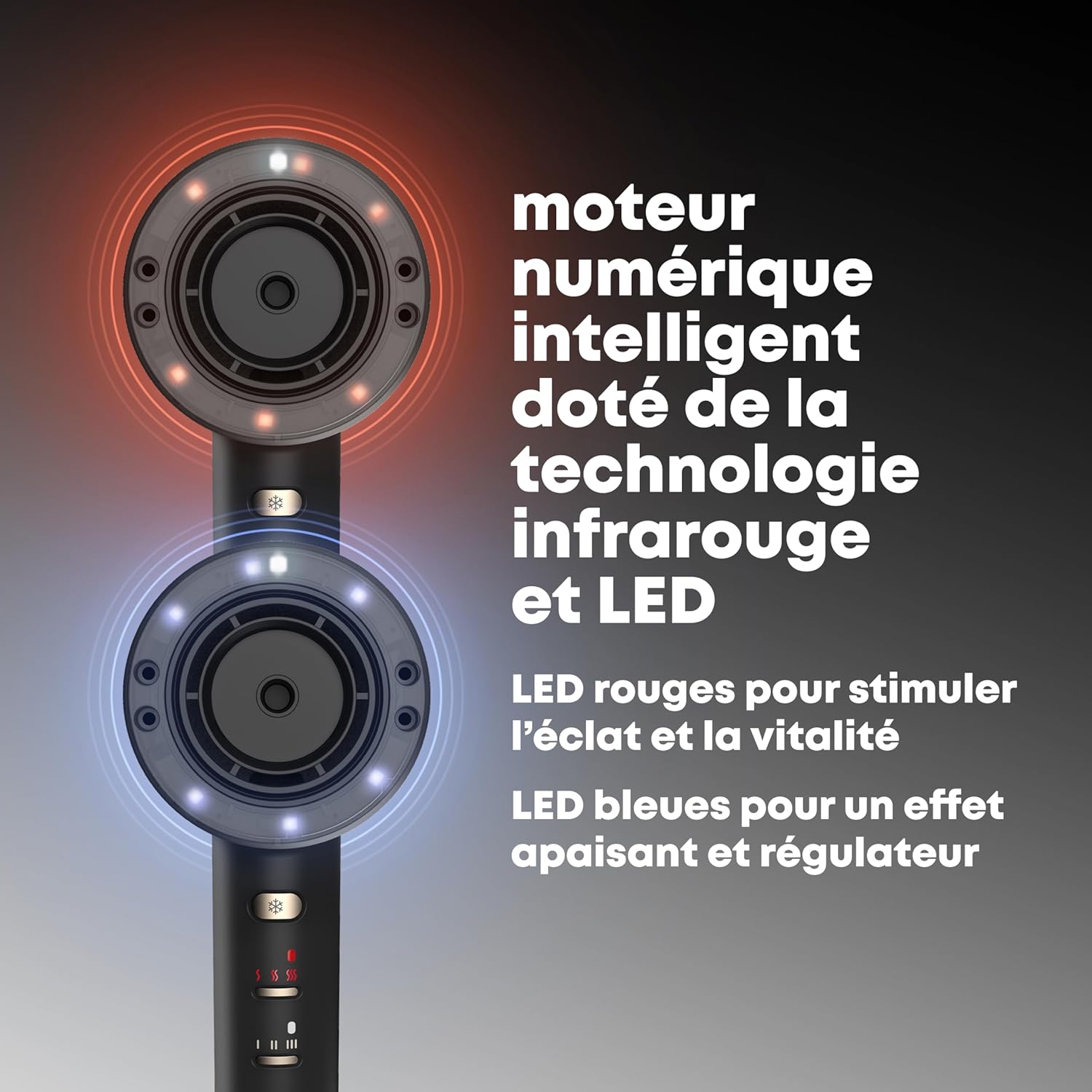 Revamp - Tri-Care pro - design compact - ions, infrarouge, huiles, 3 embouts