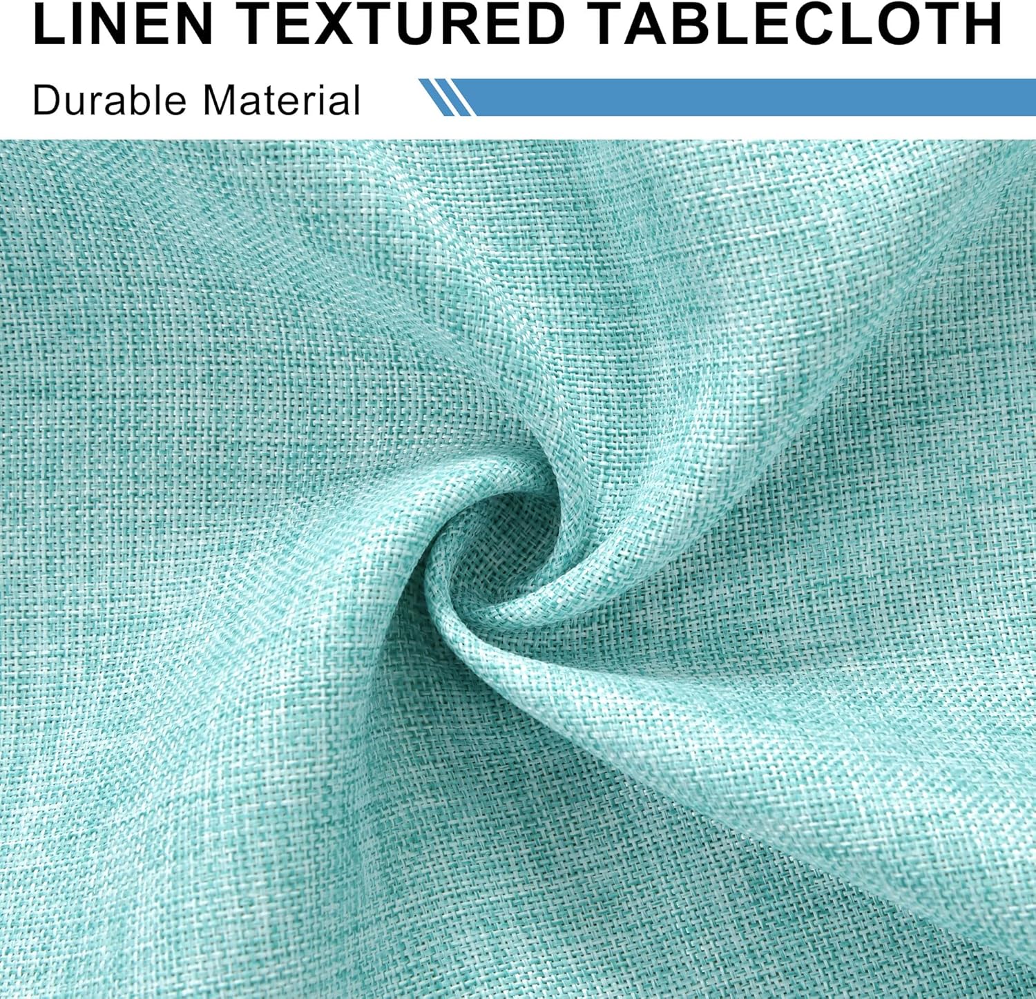 DWCN - nappe Aqua - 110x110cm - imperméable, effet lin, lavable