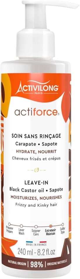 Activilong - Actiforce Leave-in 240ml - Cheveux frisés, naturels, sans silicone