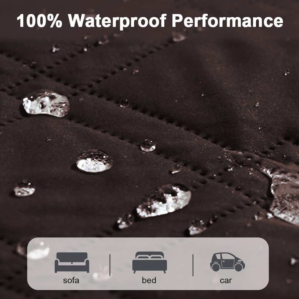 DUJUIKE - housse imperméable canapé - 208-260cm - protection animaux