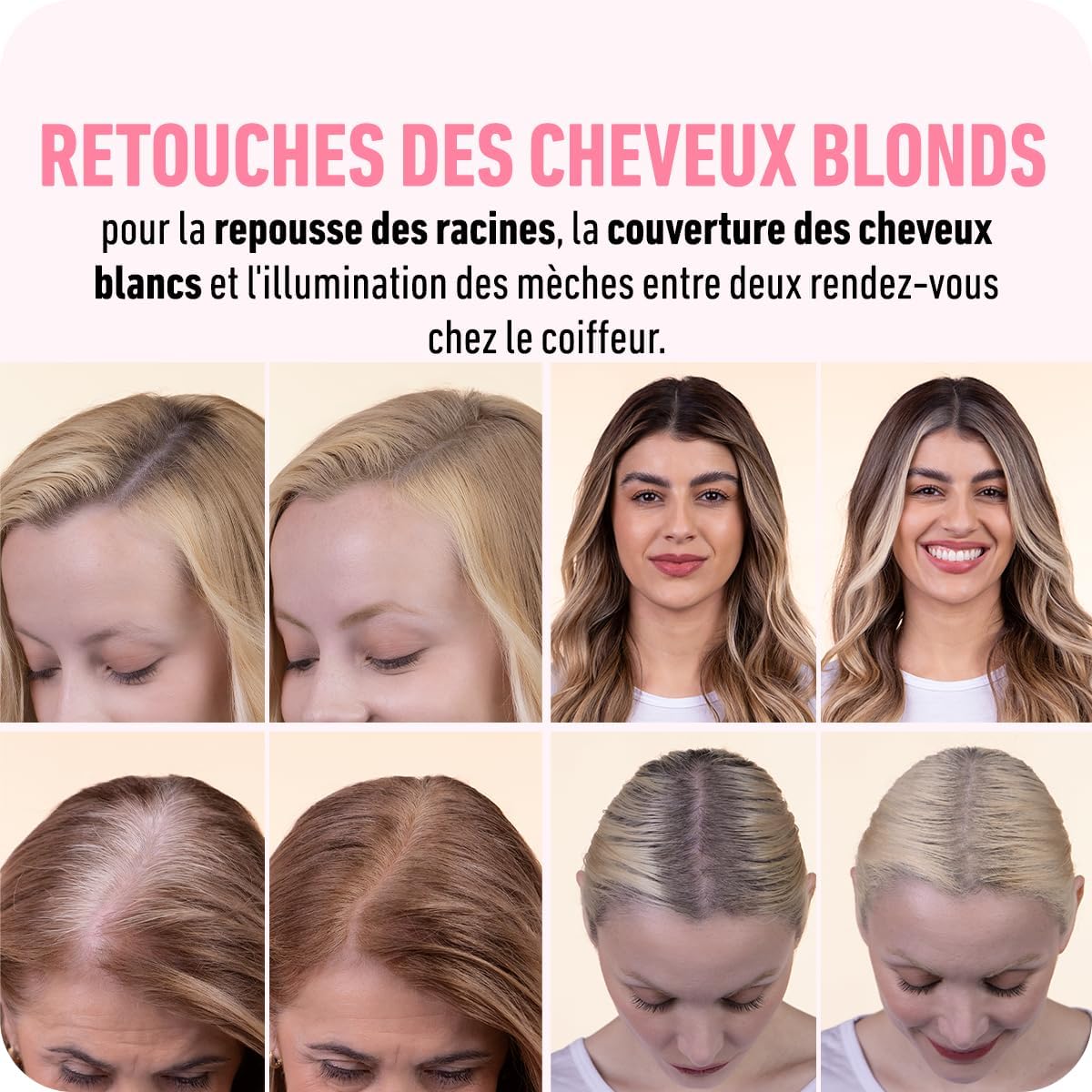 BOLDIFY - Poudre de racines 10g - couvre cheveux gris, blond foncé