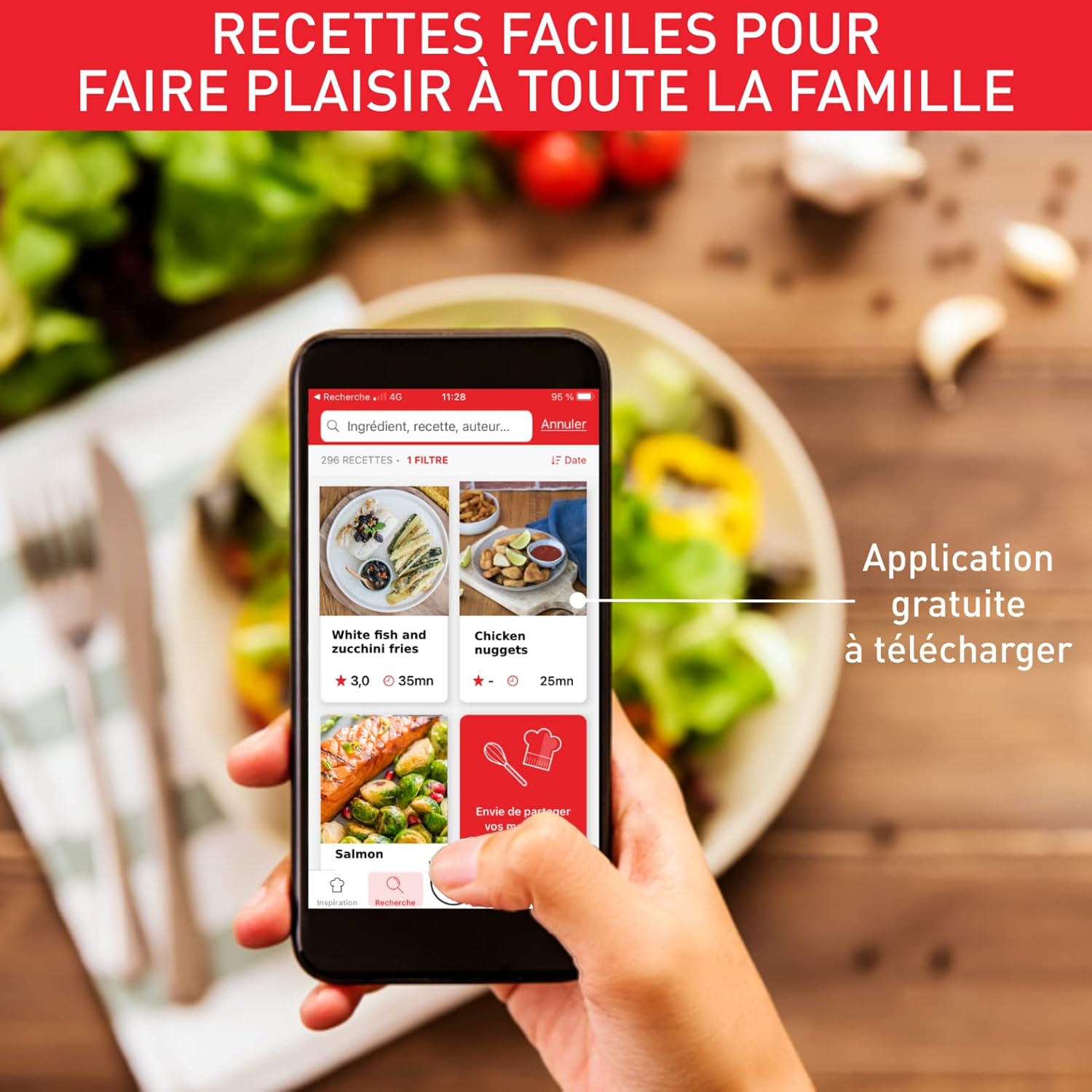 Moulinex Easy Fry & Grill XXL - 6,5L - 8 programmes, séparateur, gril, EZ801810