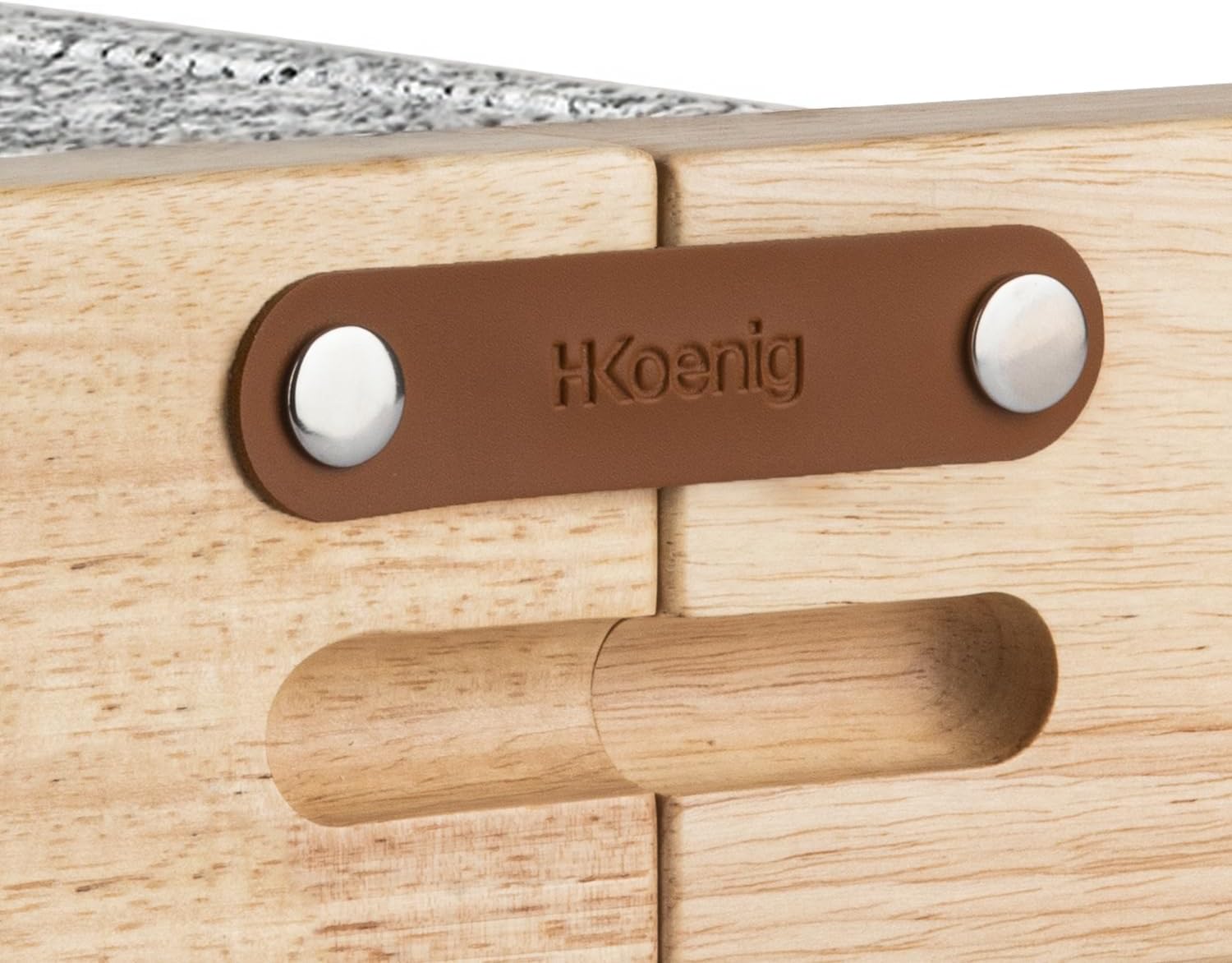 H.Koenig - WOD362 - appareil raclette 8 pers, pierre granit, pivotant