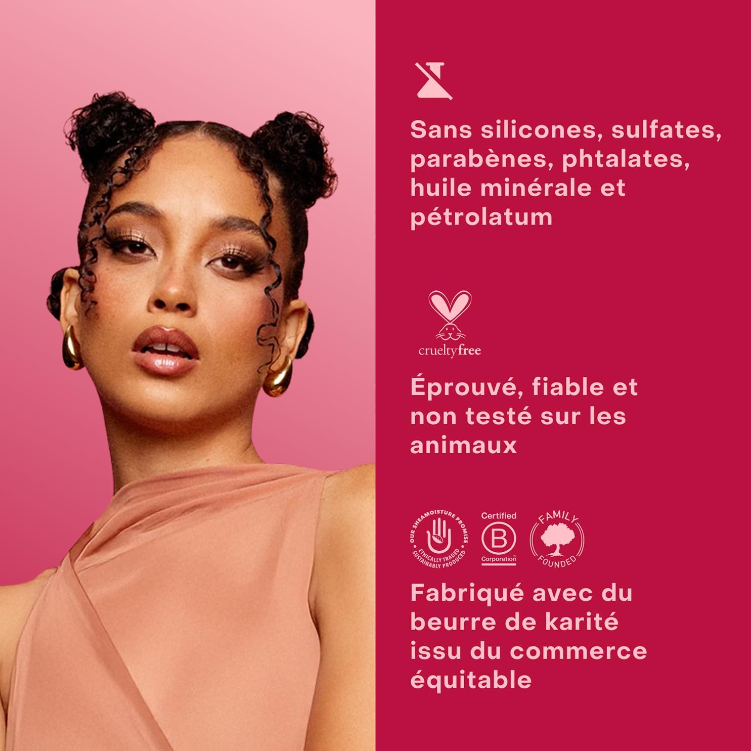 SheaMoisture - Shampooing Miel & Mafura - 384ml - Nourrissant, hydratant